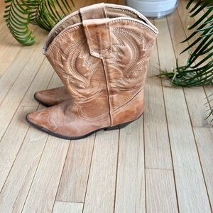 Aldo Tan Heeled Boots